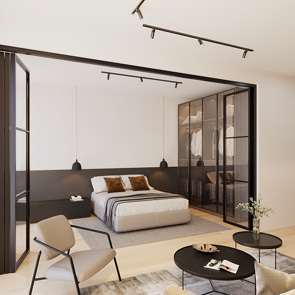 Athinum 9-typical 1 bedroom-bedroom